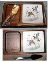 ducks - cheese serving tray